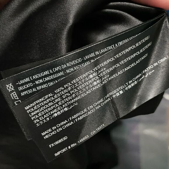 ** NEW Finders Keepers Black Frazer Open Back Criss Cross Dress Size S - Picture 10 of 10